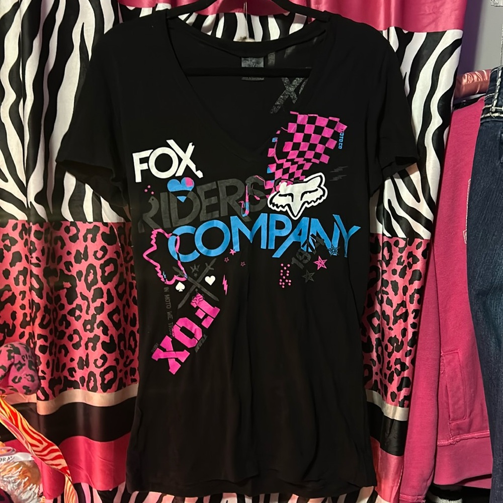 Fox riders V neck